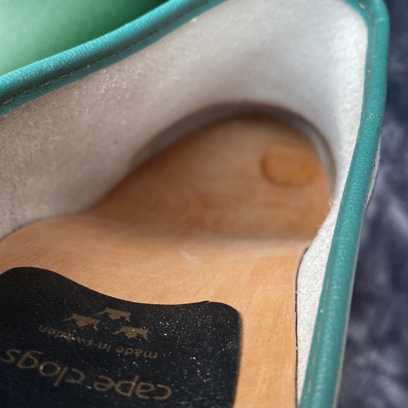 Selma Cape Clog Pica Pica Hunter Green sz 38 BNWOT - Picture 3 of 6